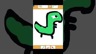 Drawing challenge ✨ robloxgames roblox funny dinosaur [upl. by Eiramanitsirhc]