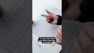 🤯 Pencil grip trick to form proper handwriting skills for early learners kindergartenreadiness [upl. by Flavia]