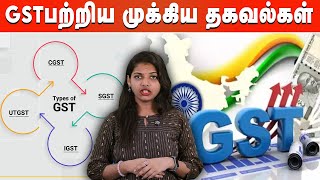 CGST SGST IGST   Taxation in Tamil  GST Rate GST Basics in Tamil [upl. by Araic]