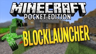 BLOCKLAUNCHER FOR 0121  BUILD 9  Minecraft PE 0120 BETA MODS [upl. by Nami]