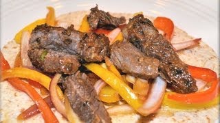 How to Make Fajitas Steak Fajitas Fajita Marinade  CookwithApril [upl. by Balbur]