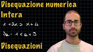 Disequazione numerica intera  Disequazioni ✨RadicediPiGreco✨ [upl. by Aivatco]