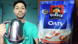 How to Make Oats Electric KettleQUAKER Oats RecipeDry fruits Oats Recipe [upl. by Elodea]