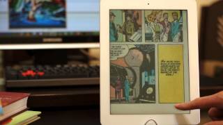 Read your cbr and cbz comics and mangas with YACReader for iOS 2013 v10 [upl. by Inman550]