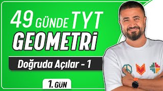 Doğruda Açılar 1  49 Günde TYT Geometri Kampı 1Gün  Rehber Matematik [upl. by Allemac157]