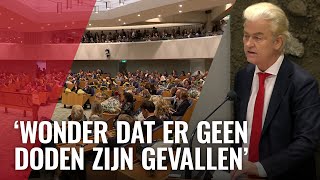 Wilders over geweldsincidenten in Amsterdam [upl. by Aw790]