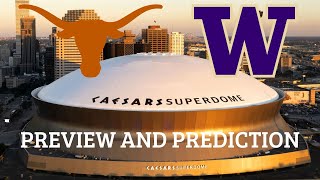 2024 Sugar Bowl Texas vs Washington  Preview And Prediction [upl. by Yrrah]