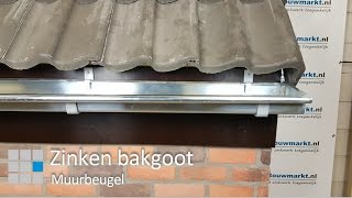 Muurbeugel zinken bakgoot [upl. by Stephani]