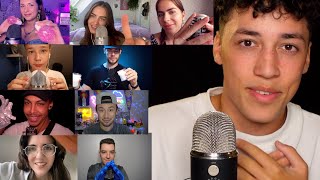 ASMR with 10 ASMRtists  Favorite triggers for 100 Sleep [upl. by Hgielac]