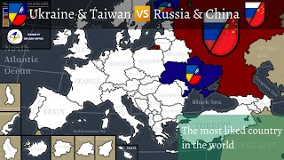 Ukraine amp Taiwan vs Russia amp China the most liked country in the world [upl. by Braynard207]