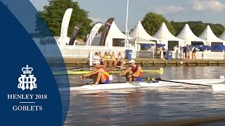 Watts amp Widdicombe v Cozmiuc amp Tudosa  Goblets  Henley 2018 Day 3 [upl. by Star]