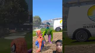 spiderman save wife from danger 😲 shorts [upl. by Alarick]