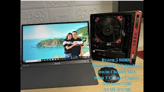 Ryzen 5 8600G mini ITX build case inwin chopin max [upl. by Uok302]