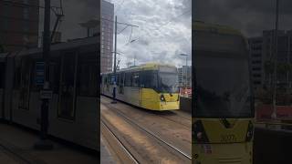 Metro Link Manchester MediaCityUK shorts manchester metrolink trending viral tram mediacityuk [upl. by Akoyin]