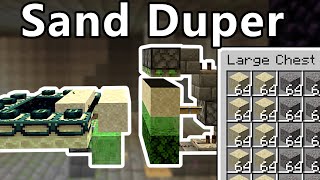 Sand  Gravel Duper  36000 Itemsh  Minecraft 120 [upl. by Hadik3]