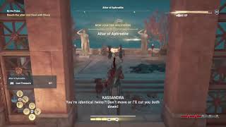 Cutscene with helmet on  Assassins Creed Odyssey [upl. by Lindley]