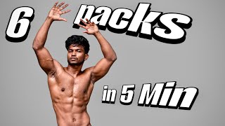 My 5 minutes Six Pack Workout Routine in Tamil  Havoc Madhan [upl. by Aninep]