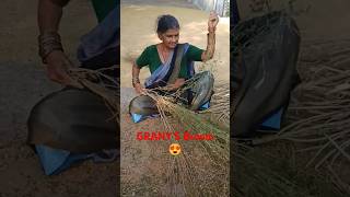 Grany making a broom stick [upl. by Atalee]