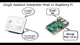 DIY CES2019 Google Assistant Interpreter on Raspberry Pi  Assistant Interpreter fr Indian Languages [upl. by Nadnal]