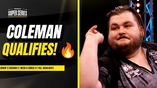 ASHLEY COLEMAN MAKES FINALS NIGHT 💥  Darts Highlights  Week 6 Group C Session 2 [upl. by Oralia]