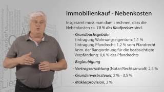 Immobilienkaufmann Welche Nebenkosten fallen beim Immobilienkauf an [upl. by Niuq]