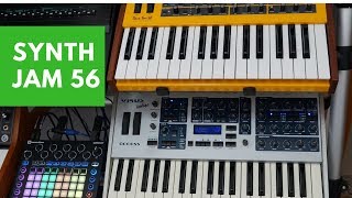 Synth Jam 56 Access Virus Indigo Novation Circuit amp DSI Mopho Keyboard [upl. by Jarl]