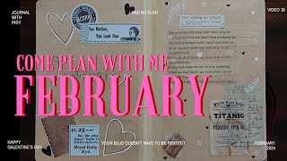 February 2024 Bullet Journal SetUp [upl. by Costanzia]