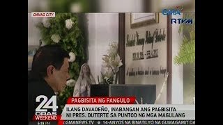 24 Oras Pangulong Duterte bumisita sa puntod ng magulang [upl. by Garfield269]