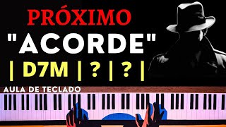 COMO SABER QUAL É O PRÓXIMO ACORDE DEPOIS DE DESCOBRIR O TOM DA MÚSICA AULA DE TECLADO [upl. by Oer]