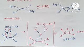 Epoxidation of alkenes oxidation MScchemistry [upl. by Kcirddot290]