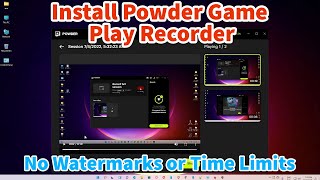 Download amp Install Powder Game Play Recorder [upl. by Nortna]