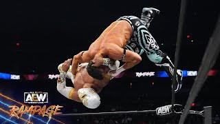 CMLL’s Mistico shows off his aerial offense vs Matt Sydal  2924 AEW Rampage [upl. by Nastassia500]