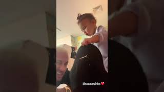 🚨VEJA Neymar posta novo vídeo com a filha Mavie e encanta a web [upl. by Puna]