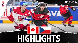 Highlights  Canada vs Czechia  2024 MensWorlds [upl. by Nyre]