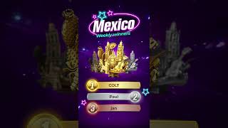 🇲🇽 𝐌𝐄𝐗𝐈𝐂𝐎 weekly tournament TOP 3 poker pokerist onlinepoker gaming game mexico top3 [upl. by Diva386]