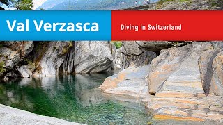 VERZASCA RIVER ⎜ Diving in Switzerland [upl. by Htebsil]