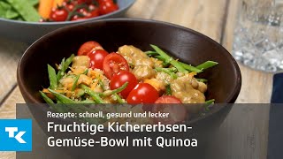 Fruchtige KichererbsenGemüseBowl mit Quinoa [upl. by Medea295]