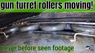 Never Before Seen 16quot Gun Turret ROLLERS MOVING [upl. by Aihsa]