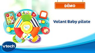 Volant Baby pilote  Volant sensoriel pour bébé 636 mois  VTech [upl. by Stilu]