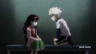 Killua apologizes to Nanika  english dubbed hunter x hunter [upl. by Aicxela523]