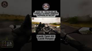 motosiklet uzunyol ekipmanlar lastiktamirkiti lastikpompası şarjlıpompa pcx125 motovlog pcx [upl. by Ynohtnacram]