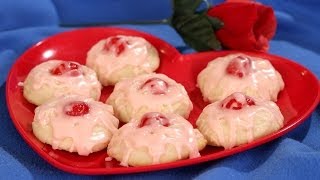 Cherry Glazed Valentine Cookies [upl. by Asiluj962]