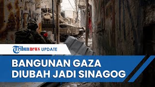 Diamdiam Tentara Israel Ubah Bangunan Palestina Jadi Tempat Ibadah Yahudi selama Invasi Darat Gaza [upl. by Fabio]