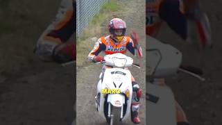 no two wheels are safe moped motogp marcmarquez scooter [upl. by Blumenfeld634]