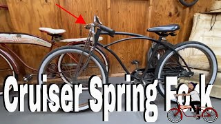 Cruiser Bike Springer Fork  You Want believe how it looks [upl. by Ihcur]