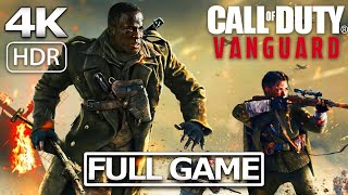 CALL OF DUTY VANGUARD Full Gameplay Walkthrough  No Commentary 【FULL GAME】4K HDR 60FPS Ultra HD [upl. by Jonis]