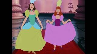 Anastasia and Drizella big bustles  Cinderella 1950 [upl. by Eleanore669]