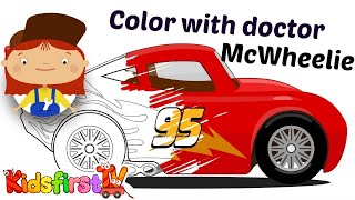 Learn colors with Doctor McWheelie Compilation [upl. by Mera]