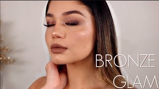 BRONZE MAKEUP TUTORIAL  Get Ready With Me  Blissfulbrii [upl. by Callum]