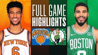 New York Knicks vs Boston Celtics Full Game Highlights  Oct 17  2023 NBA Preseason [upl. by Meerek]